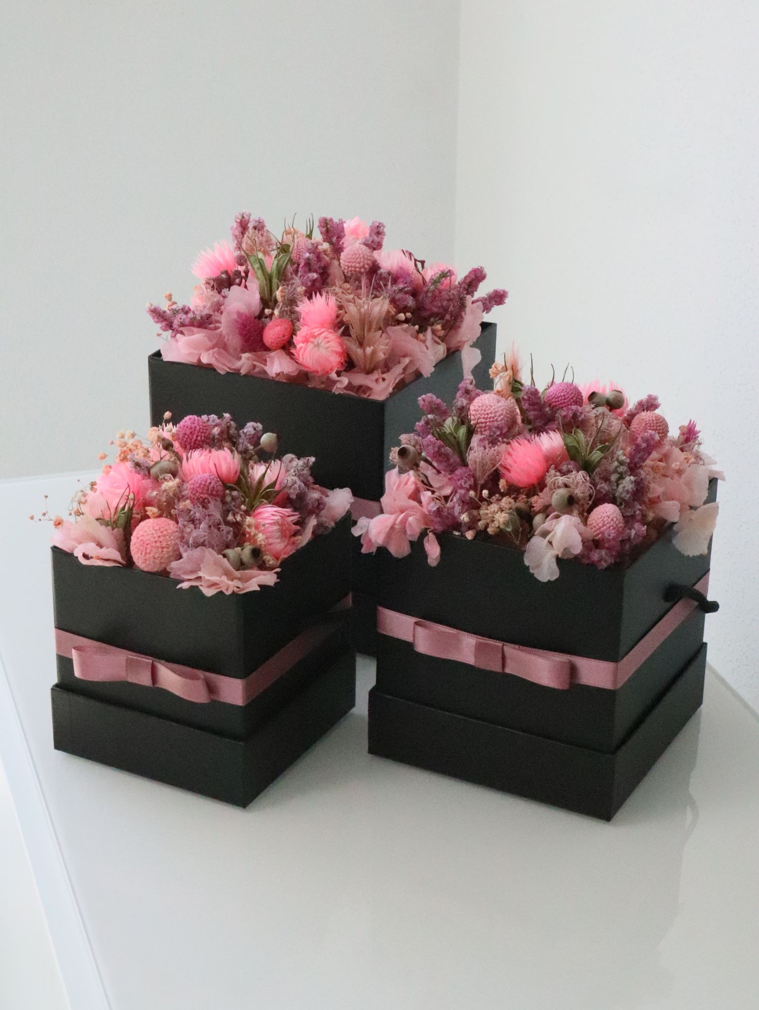 Flowerbox mit Trockenblumen